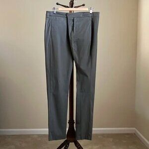 Maison Laviniaturra - Mock Wrap Chino Pants in Dark Olive - 46 IT / 8-10 U.S.